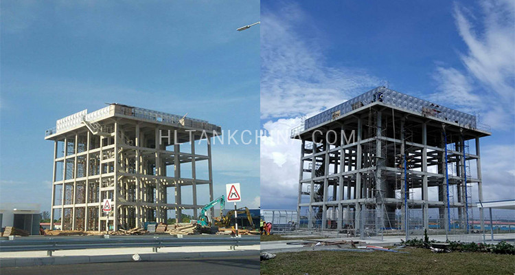 Brunei Overhead Stainless Steel Water Tank Project