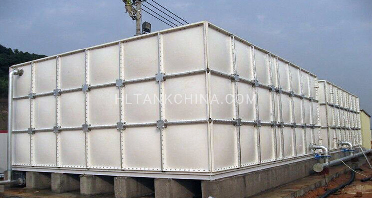 Square grp water storage tank