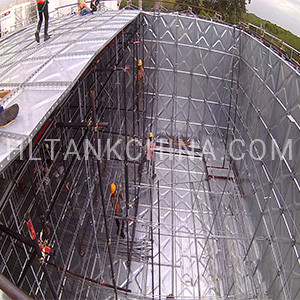 hot dip galvanized water tank