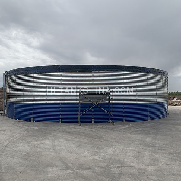 Corrugated steel water tank Used for water storage
