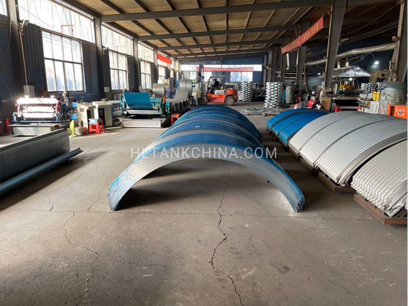 Corrugated steel water tank factory 1