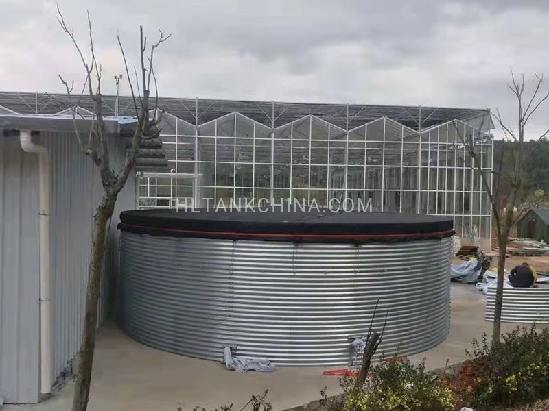 PVC roof corrugated steel water tank 1