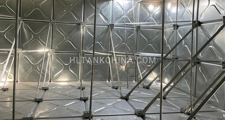 Malaysia HDG water tank inner design