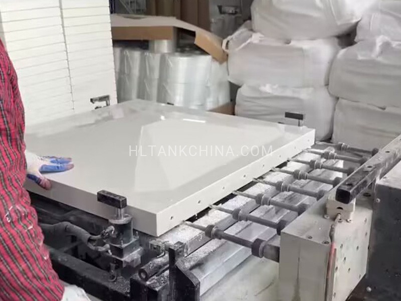 Korea GRP water tank panel drilling