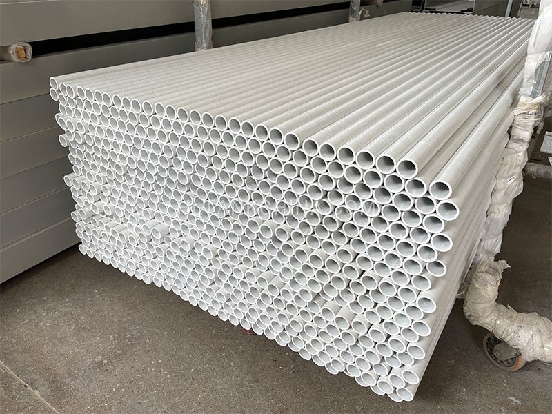 GRP pipes used for water tank GRP pipes to support water tank roof panels