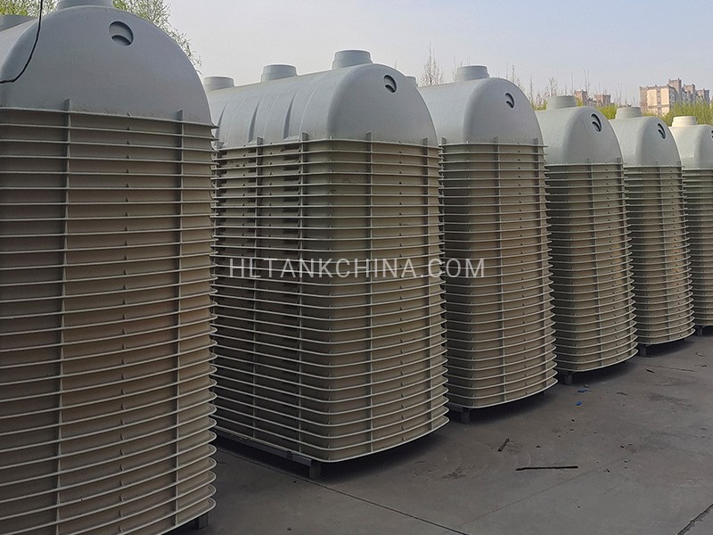 Fiberglass septic tank