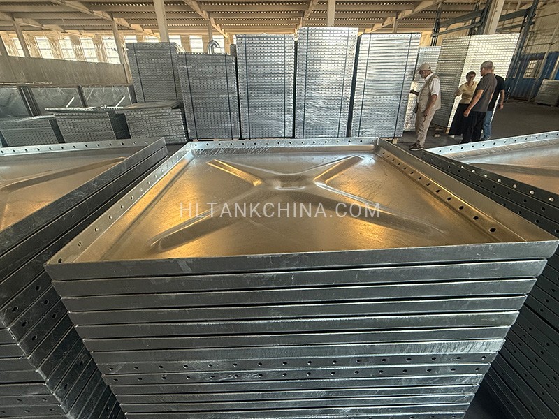 X  type pattern pressed steel panel