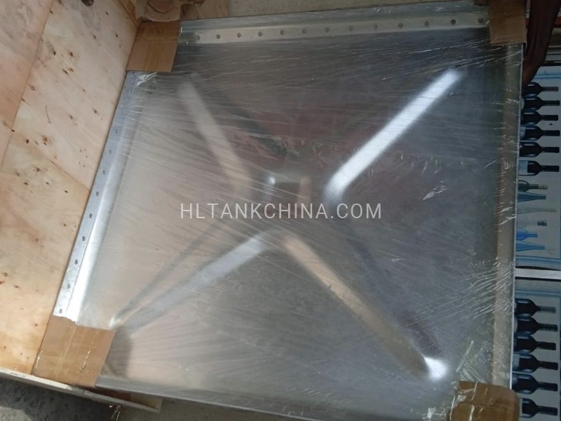 45 degree flange bar steel water tank panel