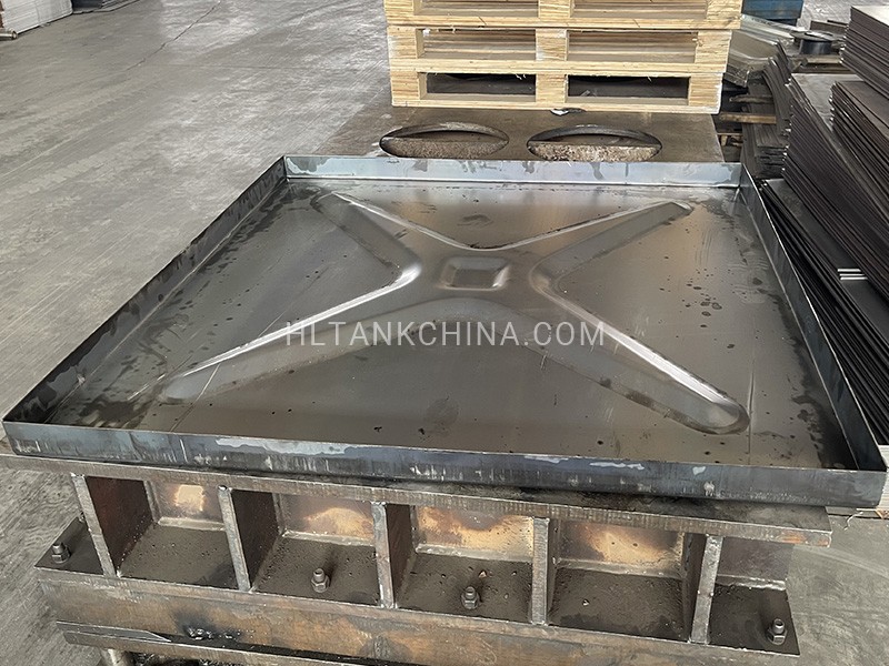 90 degree flange bar steel water tank panel