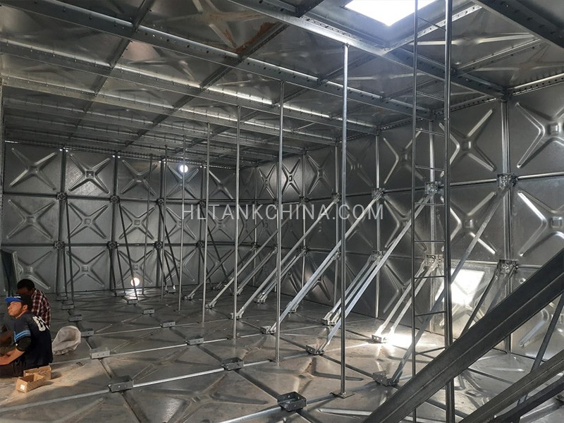 BS 1564-1975 Inner structure for pressed steel water tank