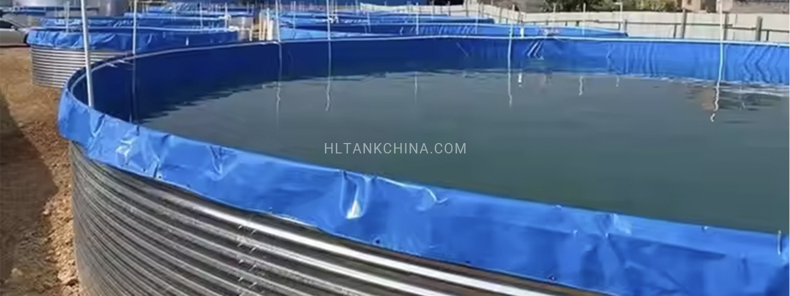 Corrugated steel fish farming tanks Corrugated steel fish farming tanks