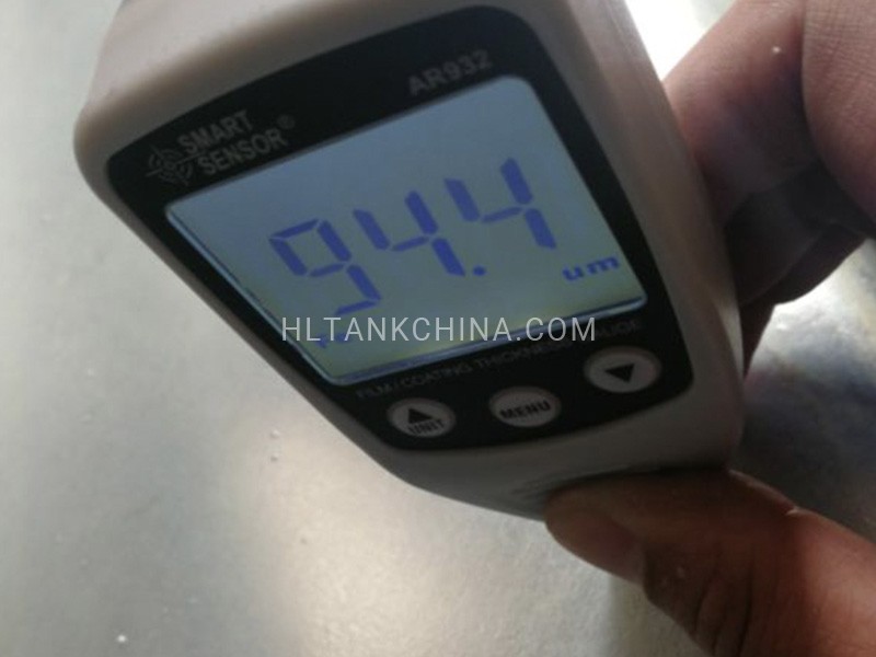 Galvanized zinc coating thickness for HDG water tank panel