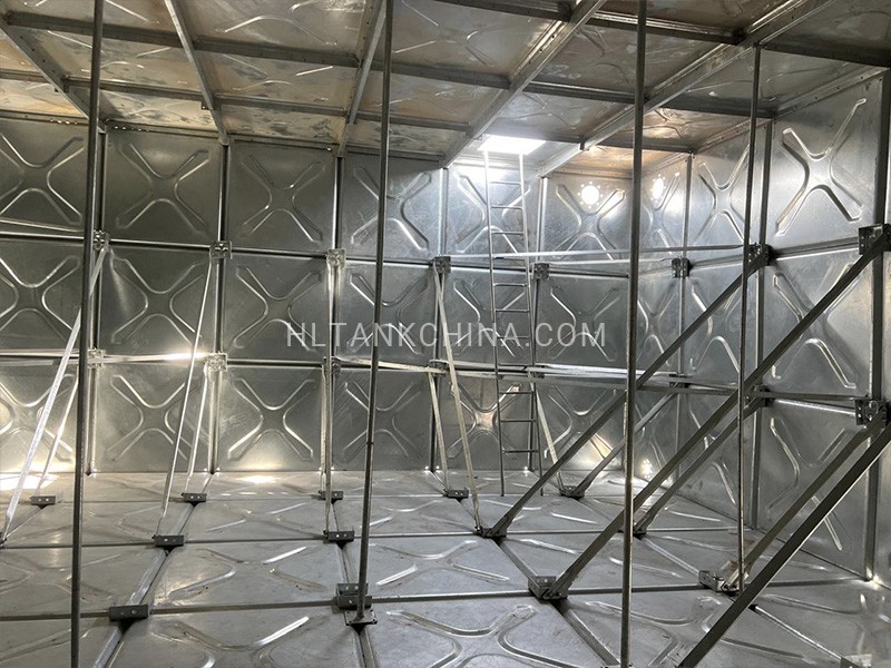 Presssed steel water tank BS 1564-1975 inner structure