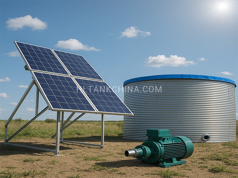 Solar water agricultural irrigation syestem