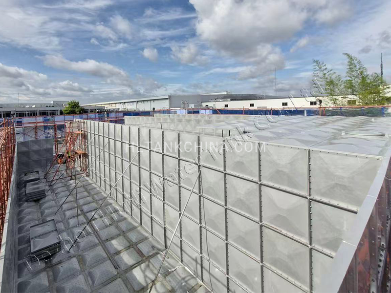 FRP panel water tank