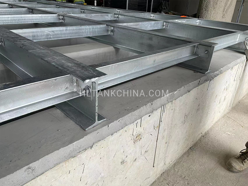 FRP panel water tank bolted connection C-channel FRP panel water tank bolted connection C-channel