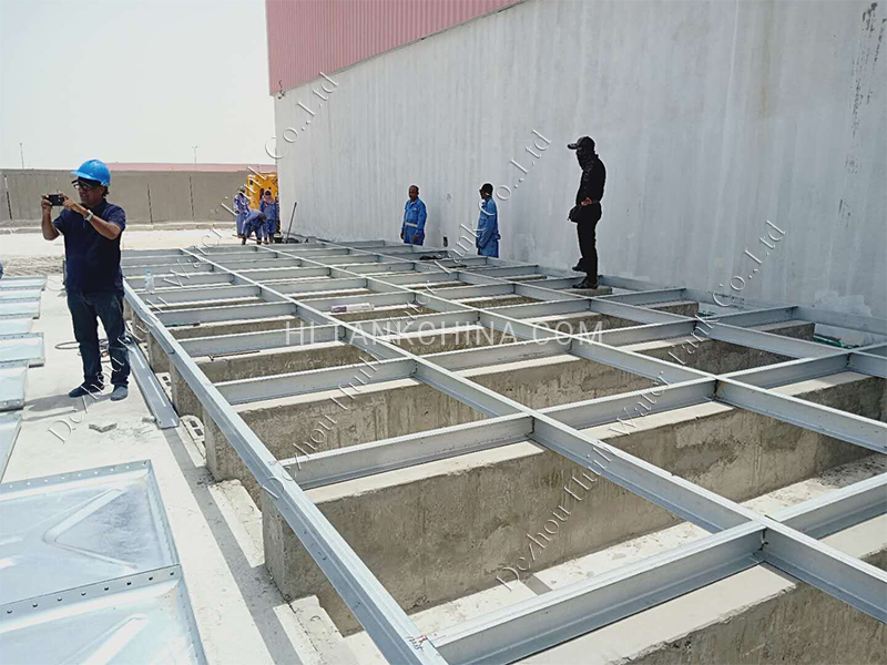 Concrete plinth for water tank Concrete plinth for water tank