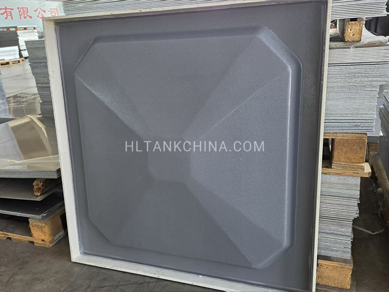 Dark grey FRP : GRP water tank thermal insulation panel